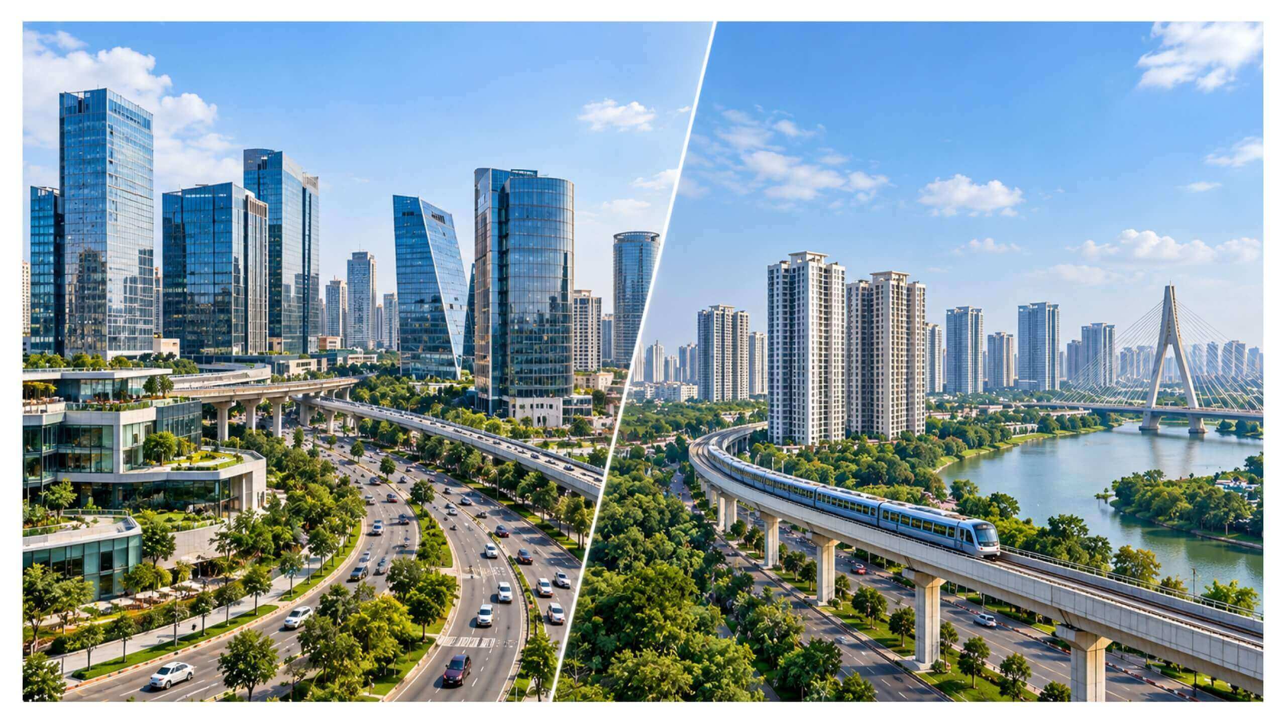 Gurgaon vs Noida: Where Does a 3 BHK Give Better Value in 2026?