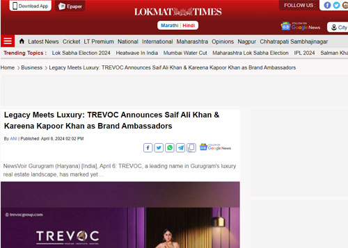 Legacy Meets Luxury: TREVOC Announces Saif Ali Khan & Kareena Kapoor Khan as Brand Ambassadors